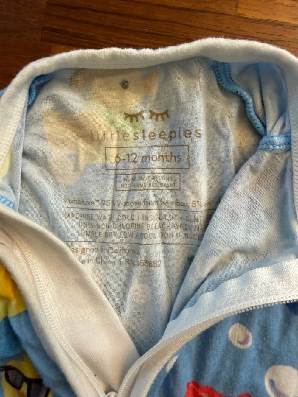 Lot of Little Sleepies 6-12 mo zippies